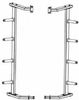 BodyCraft F738 - Options for an RFT PRO - Rack Functional Trainer System - 1
