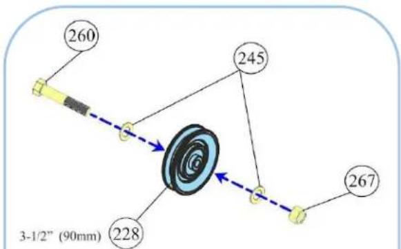 260 245 267 228 3-1/2" (90mm)