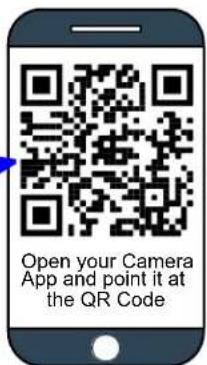 Open your Camera App and point it at the QR Code
