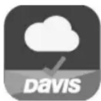 Icon showing a cloud with a checkmark and the word 'davis' below it, no additional text or symbols present.