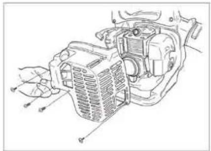 Maruyama MD300 - MUFFLER AND EXHAUST PORTS - 2