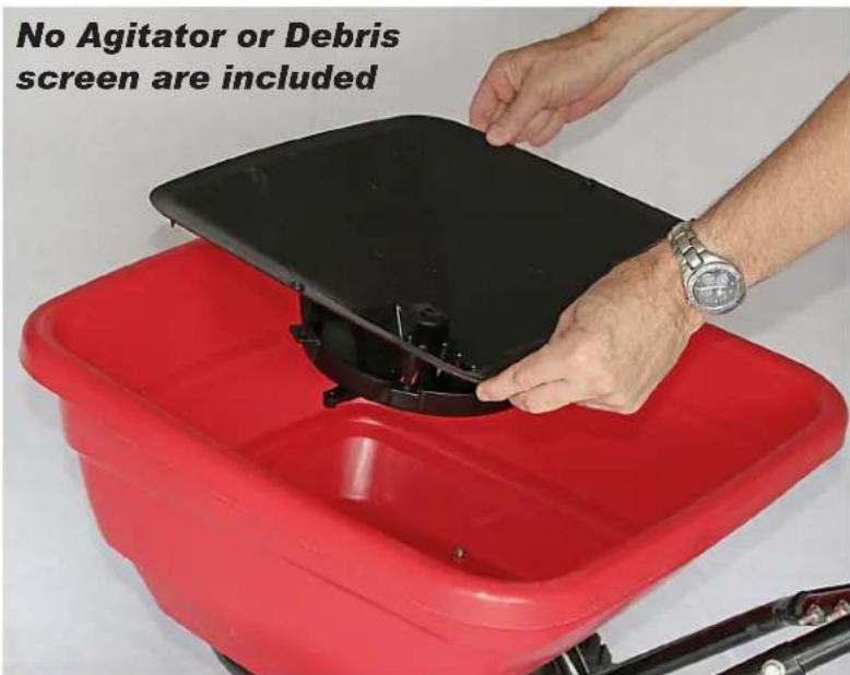 No Agitator or Debris screen are included