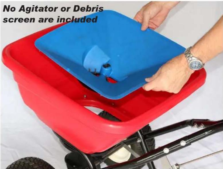 No Agitator or Debris screen are included