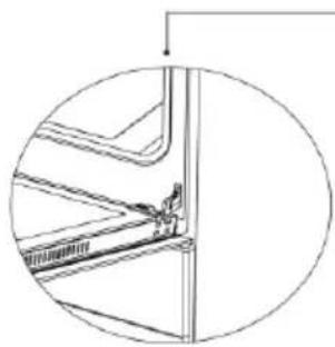Mx Onda MX-HE2670 - Removing and installing the oven door - 3