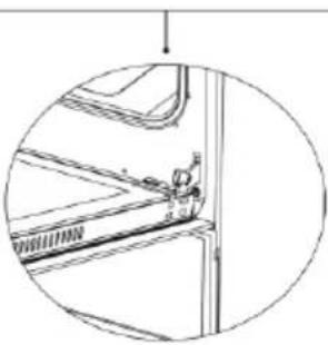 Mx Onda MX-HE2670 - Removing and installing the oven door - 4