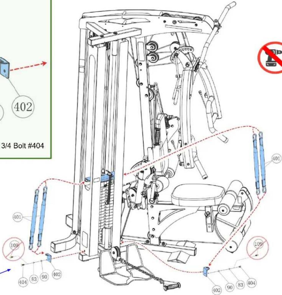 402 3/4 Bolt #404 401 109 401 83 90 402 402 90 83 404