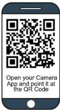 Open your Camera App and point it at the QR Code