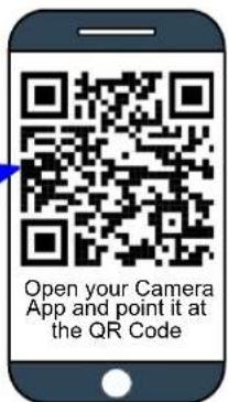 Open your Camera App and point it at the QR Code