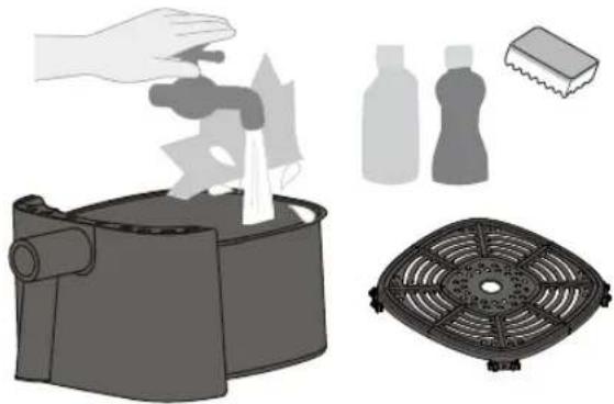 PANASONIC NF-CC500SRA - Frying basket and baking tray - 1