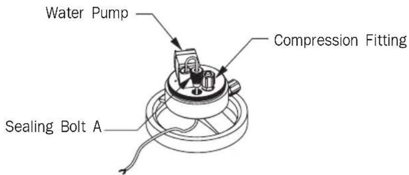 Water Pump Compression Fitting Sealing Bolt A