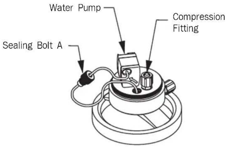 Water Pump Sealing Bolt A Compression Fitting