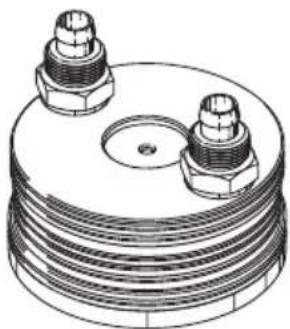 ZALMAN RESERATOR 1 - 2 CPU Water Block (ZM-WB2 Gold) 1SET - 1