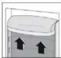 Khind RF270 - Positioning the door balconies - 2