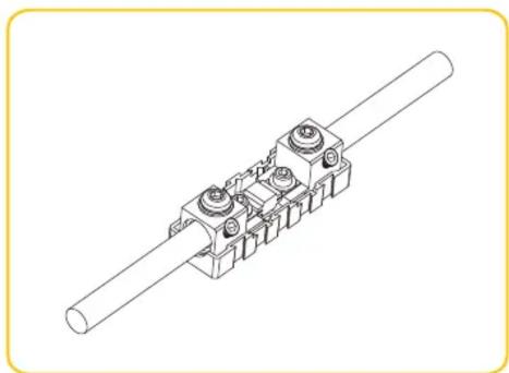 Befestigung für ANL Sicherung 20 mm² Adapter 20 mm² Adapter Befestigung für AFS/Mini-ANL Sicherung Masse Jumper Masse S Jumper 20 mm² Adapter
