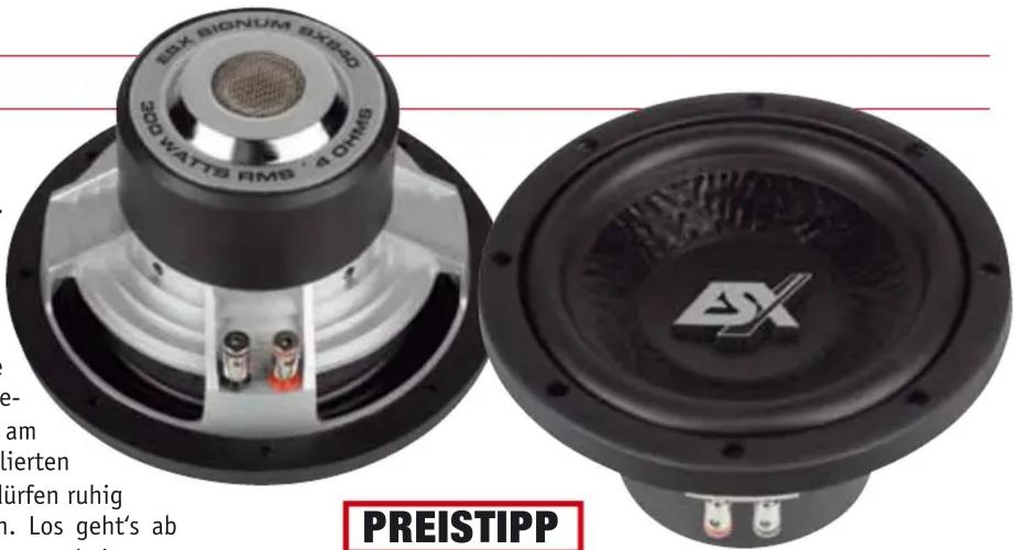 ESX SIGNUM SIX500 SOD WATTS RMS 4 ONRIS PREISTIPP