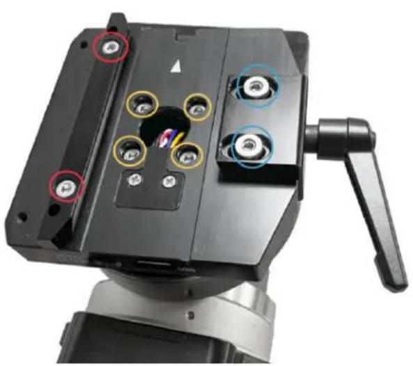 iOptron HEM44EC - Step 2. Attach mount head - 5