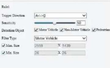 UniView IPC324ER3-DVPF28(36) - Set the detection rule. - 3