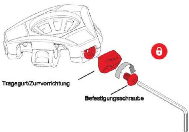 Tragegurt/Zurvornichtung Befestigungsschraube