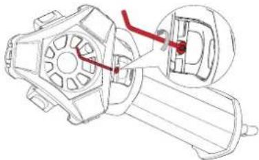 Sachtler Cine 20 flowtech100 MS - Reinigung der Scharnierverriegelung - 1