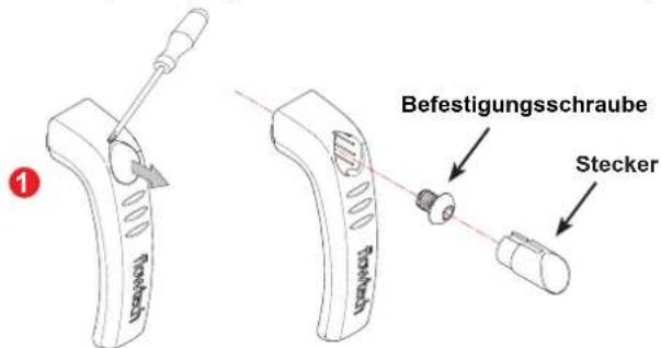 1 Befestigungsschraube Stecker