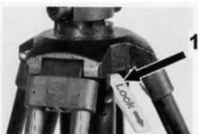Sachtler Hot Pod CF 14 - Danger of injury when using a pneumatic spring - 1