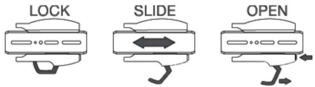 Sachtler Cine 20 HD CF MS - Mounting the camera and / or plate - 1