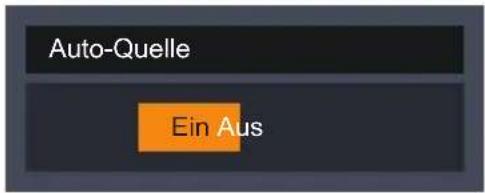 Auto-Quelle Ein Aus