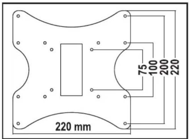 220 mm 75 100 200 220