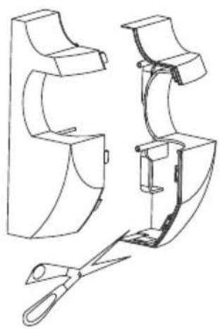 Schwaiger LWH050 011 - Verlegen der Kabel und Montage der Zierabdeckung - 1
