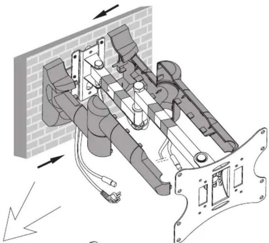 Schwaiger LWH050 011 - Verlegen der Kabel und Montage der Zierabdeckung - 2