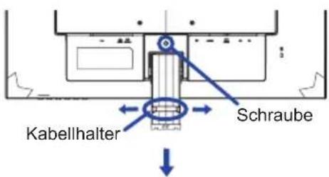 Kabellhalter Schraube