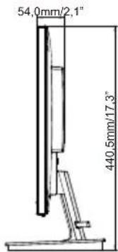 IIYAMA G-Master G2730HS - ABMESSUNGEN : G-MASTER G2730HSU - 2