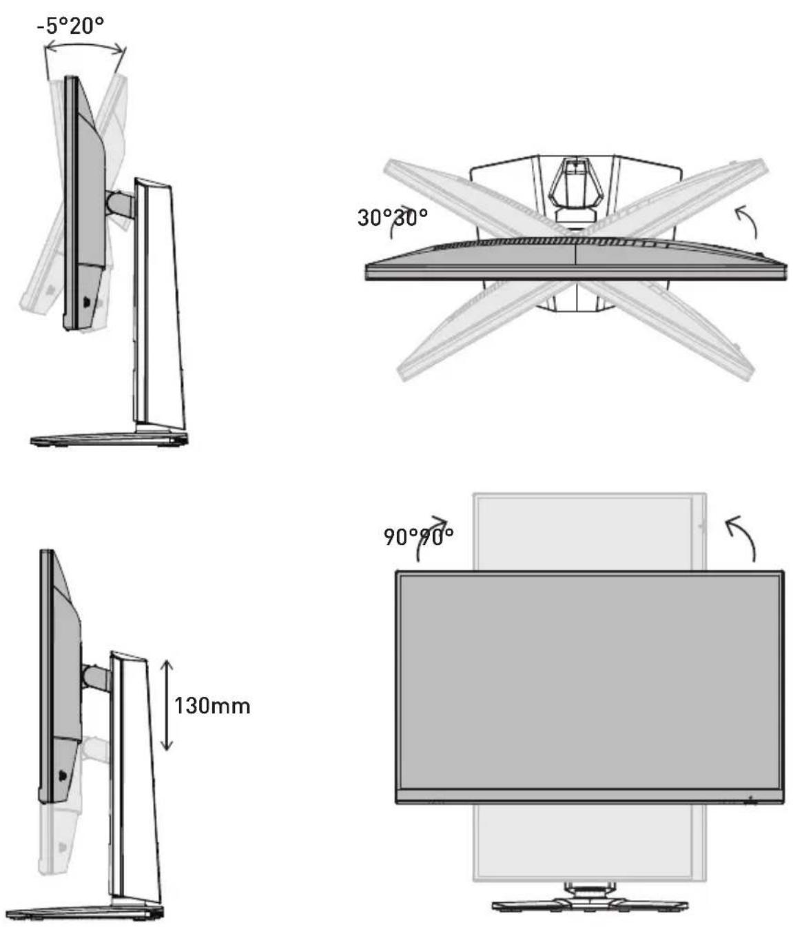 MSI G272QPFDE E2 - Monitorstandfuß installieren - 4