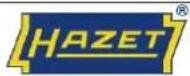 Hazet 7920E - Calibration of automatic-re-lease torque wrenches: - 1