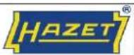 Hazet 7920E - Kalibrierung auslösender Drehmomentschlüssel: - 8