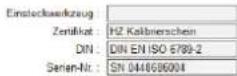 Hazet 7920E - Kalibrierung anzeigender Drehmomentschlüssel: - 2