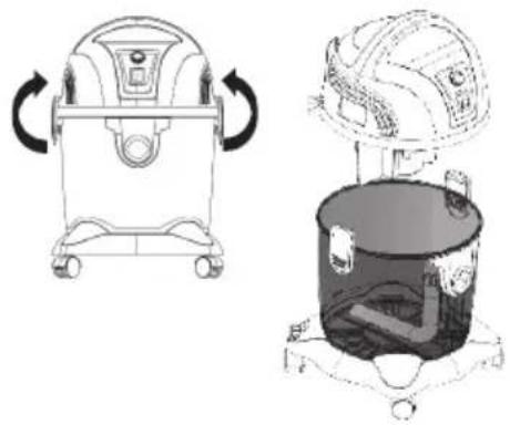 VOX SL402 - Emptying the Dustbin - 1