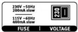 SPL Auditor - Spannungswahlschalter (Voltage) - 1