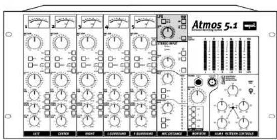 Atmos 5.1 HOTY CENTER RIGHT SUBSEQUENCE F SURVEYND MAX DISTANCE MONITOR ZAMF FILTER CONTROLS