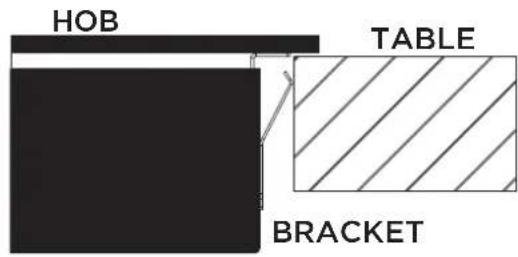 HOB TABLE BRACKET