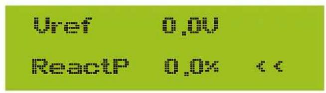 Uref 0.0V ReactP 0.0x <<