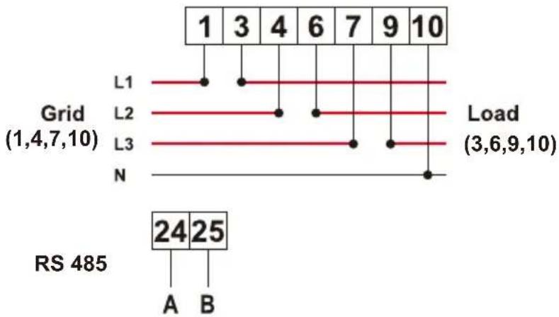 Deye SUN-10K-G03-LV - Zero-export function via energy meter - 12