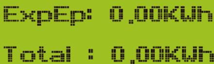 EXPEP: 0,100KWH Total: 0,100KWH