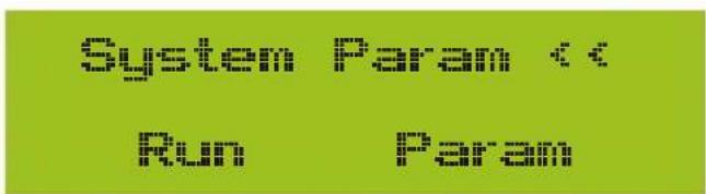 System Param Run Param
