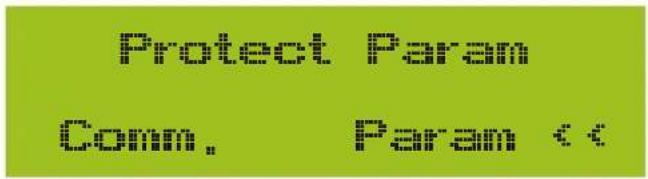 Protect Param Comm. Param <<