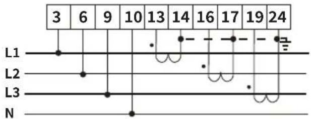 3 6 9 10 13 14 16 17 19 24 L1 L2 L3 N