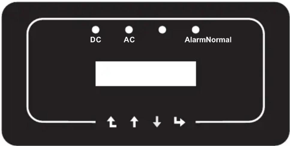 DC AC AlarmNormal ↑ ↑ ↓ ↓ →