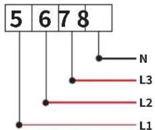 5 6 7 8 N L3 L2 L1