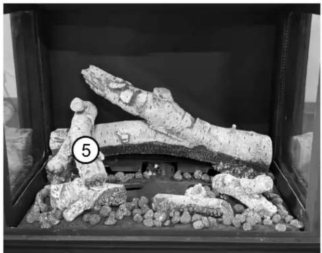 JOTUL GF 520 DV IPI - Middle Log......227197 - 6
