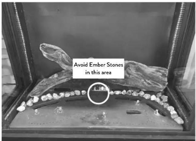 Avoid Ember Stones in this area